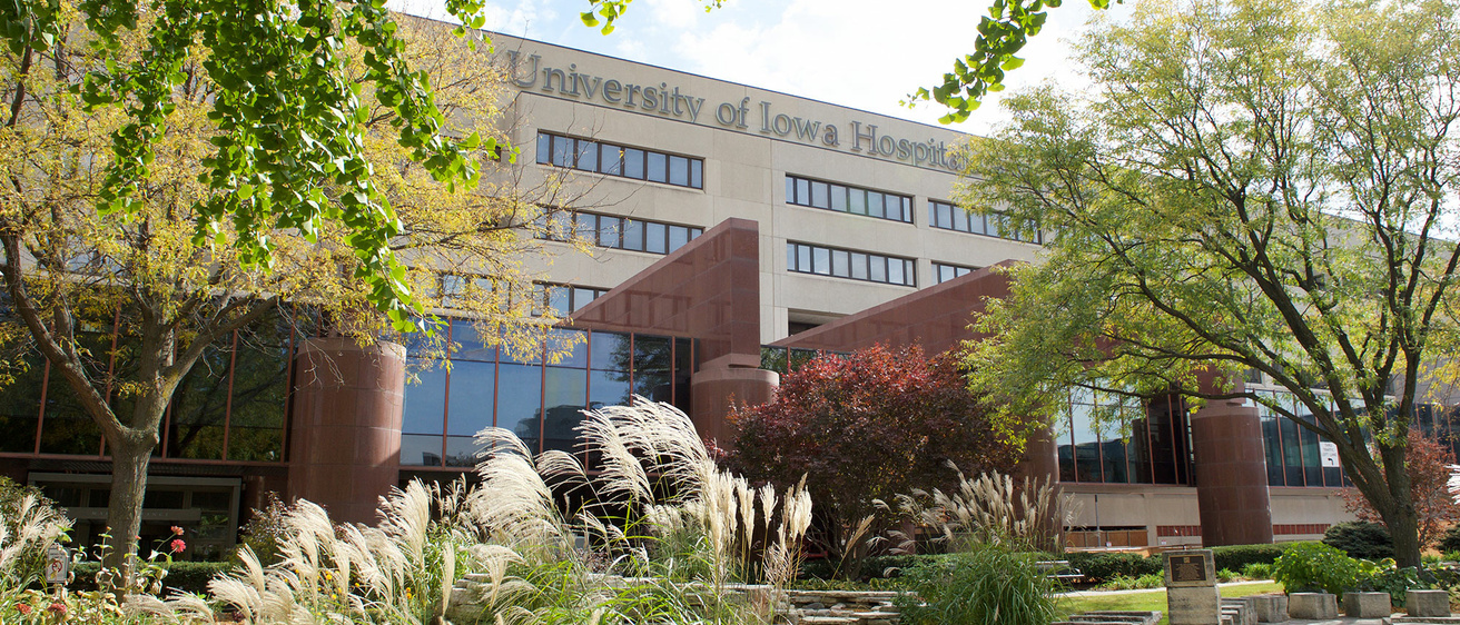 Front of UIHC pictured in spring