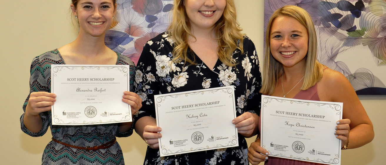 2019 Scot Heery Scholarship Award Recipients