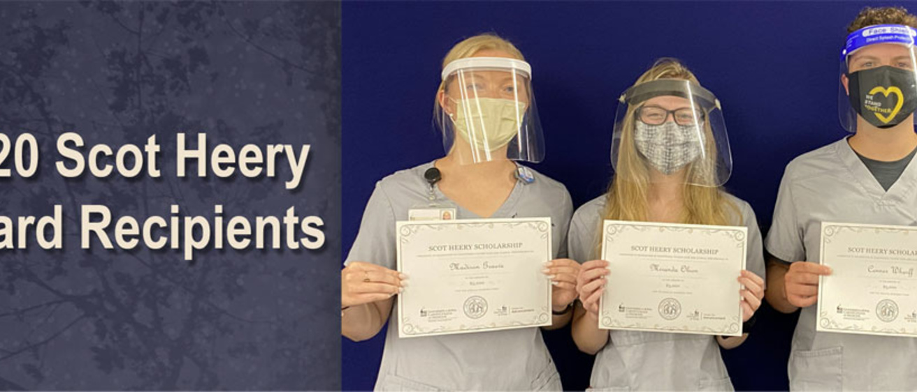 Recipients of the 2020 Scot Heery Scholarship Award