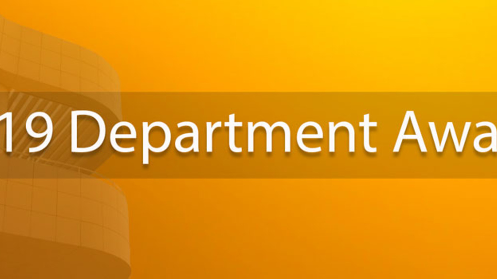 2019 Department of Radiology Teaching and Research Awards 2019 Department of Radiology Teaching and Research Awards