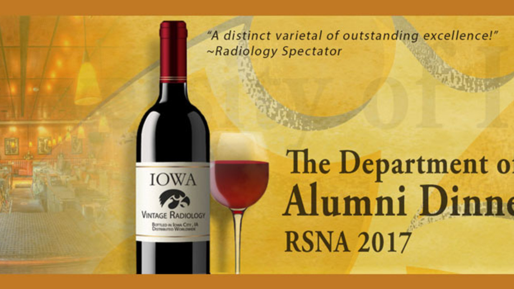 Radiology Alumni Dinner RSNA 2017